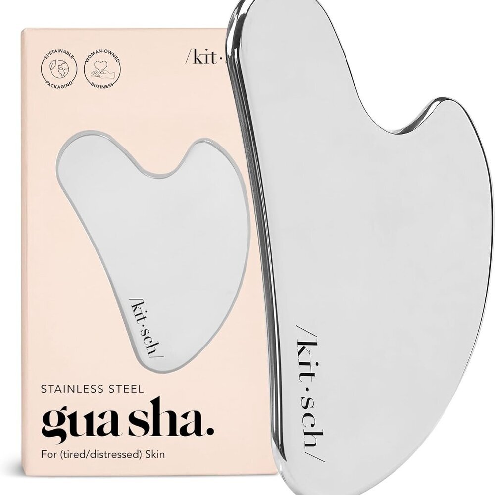 Stainless Steel Gua Sha Facial Tools - Guasha Tool for Face, Face Sculpting Tool